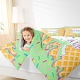 thumbnail image 3 of Erosebridal Mint & Purple Dripping Waffle Green Baseball & Bat Sketch Graphic Bedding Comforter Set 7 Pieces, Baseball Graphic Full Bedding Set for Boys And Girls Kids,Breathable Home Decor, 3 of 6