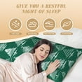 thumbnail image 4 of Disketp Christmas Trees Print Body Pillow Cover - Super Soft 20x54 Body Pillow Case,Long Side Hidden Zipper, 4 of 8