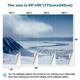 thumbnail image 3 of Peel and Stick Wallpaper Arctic spring south Spitsbergen Modern Art Wall Mural Decor Self Adhesive and Removable 69in x 98in, 3 of 8