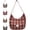 Red, variant on Retro Plaid Underarm Bag, Spring/Summer Canvas Hobo Crossbody Bag, Soft Slouchy Casual Commuter Bag, Large Canvas Tote