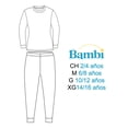 thumbnail image 3 of Pijama Térmica Niña Bambi Manga Larga 2 piezas Bambi E20TNA, 3 of 3