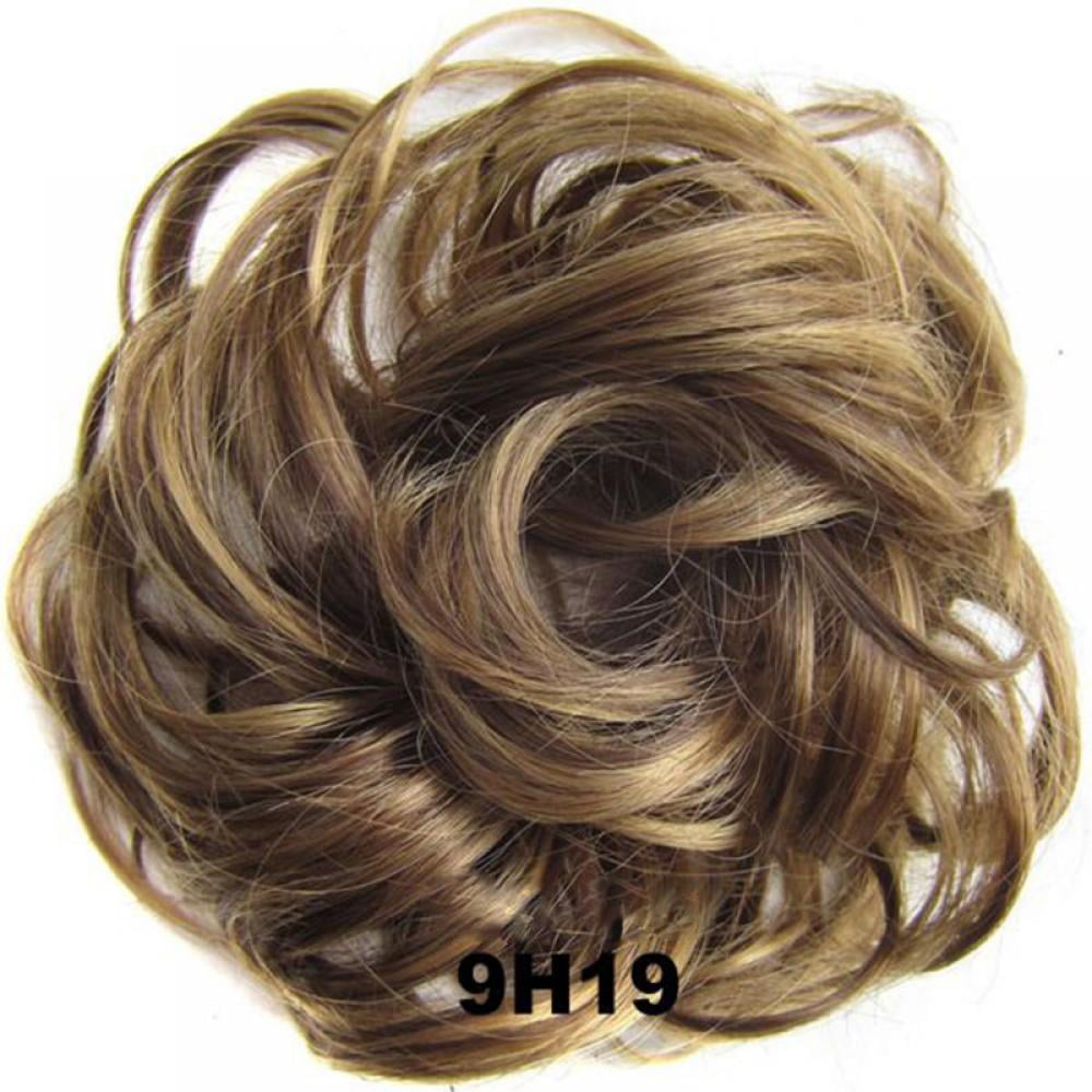 Messy Hair Bun Extensions 1PCS Curly Wavy Messy Synthetic Hairpiece