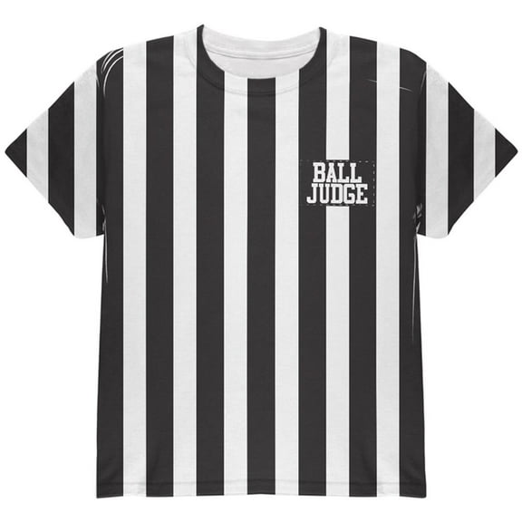 Halloween Deflategate Ball Referee Costume All Over Youth T Shirt Multi YXL