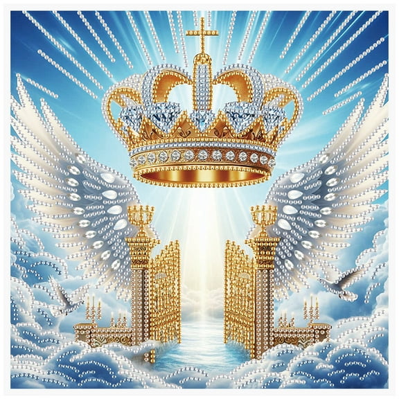 Crown Wing Gate Diamond Art Painting Kit