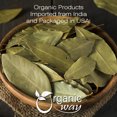 thumbnail image 2 of Organic Way Bay Leaf Whole (Cinnamomum tamala) - Organic & Kosher Certified | Raw, Vegan, Non GMO & Gluten Free | USDA Certified | Origin - India (1/2LBS / 8Oz), 2 of 4