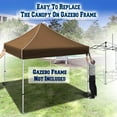 thumbnail image 4 of Sunrise Ez pop Up Instant Canopy 10'X10' Replacement Top Gazebo, 4 of 8