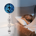 thumbnail image 3 of Analog Clcok Round Clocks Non-Ticking Silent Wall Clock Battery Operated Decorative for Living Room,Office,Kitchen-Silhouette Of Mermaid Swimming In The Deep Blue Sea(14inch), 3 of 4