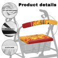 thumbnail image 5 of POLERO with Elastic Band Rollator Seat and Back Rest Covers for Outdoor Park, Polyester Fabric Reusable Moisture Wicking Seat for Walker, Thanksgiving Joy, 5 of 10