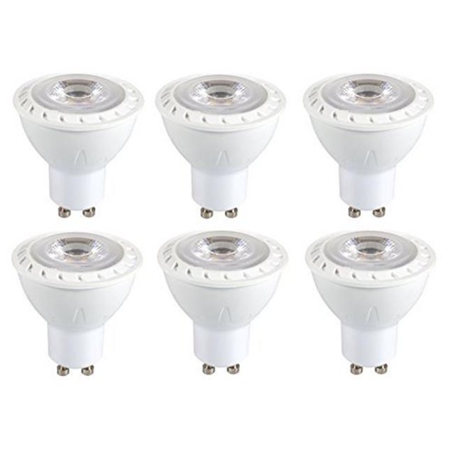 Elitco Lighting GU10LED101-6PK 7W 520 Luman LED Gu10 Ampoule - Pack de 6