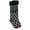 Black, variant on Jefferies Socks Girls Fuzzy Trim Cuff Polka Dot Stripe Holiday Knee High Socks 1 Pair Pack