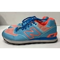 thumbnail image 1 of New Balance Men's Orange Blue Mesh Shoes Size 9, 1 of 5