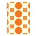thumbnail image 7 of FORMRS 1-Subject Spiral Notebook 8" x 5" College Ruled 60 Refillable Sheet A5 Hard Cover, 2 Pack, Orange Geometric Pattern, 7 of 7