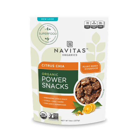 UPC 858847000017 product image for Navitas Organics Citrus Chia Superfood Snacks, 8.0 Oz | upcitemdb.com