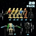 thumbnail image 4 of Set de 28 Figuras de Bloques de Construcción, Minifiguras de Robots Soldados de Colección, Juguetes para Niños Fans de la Ciencia Ficción, 4 of 5