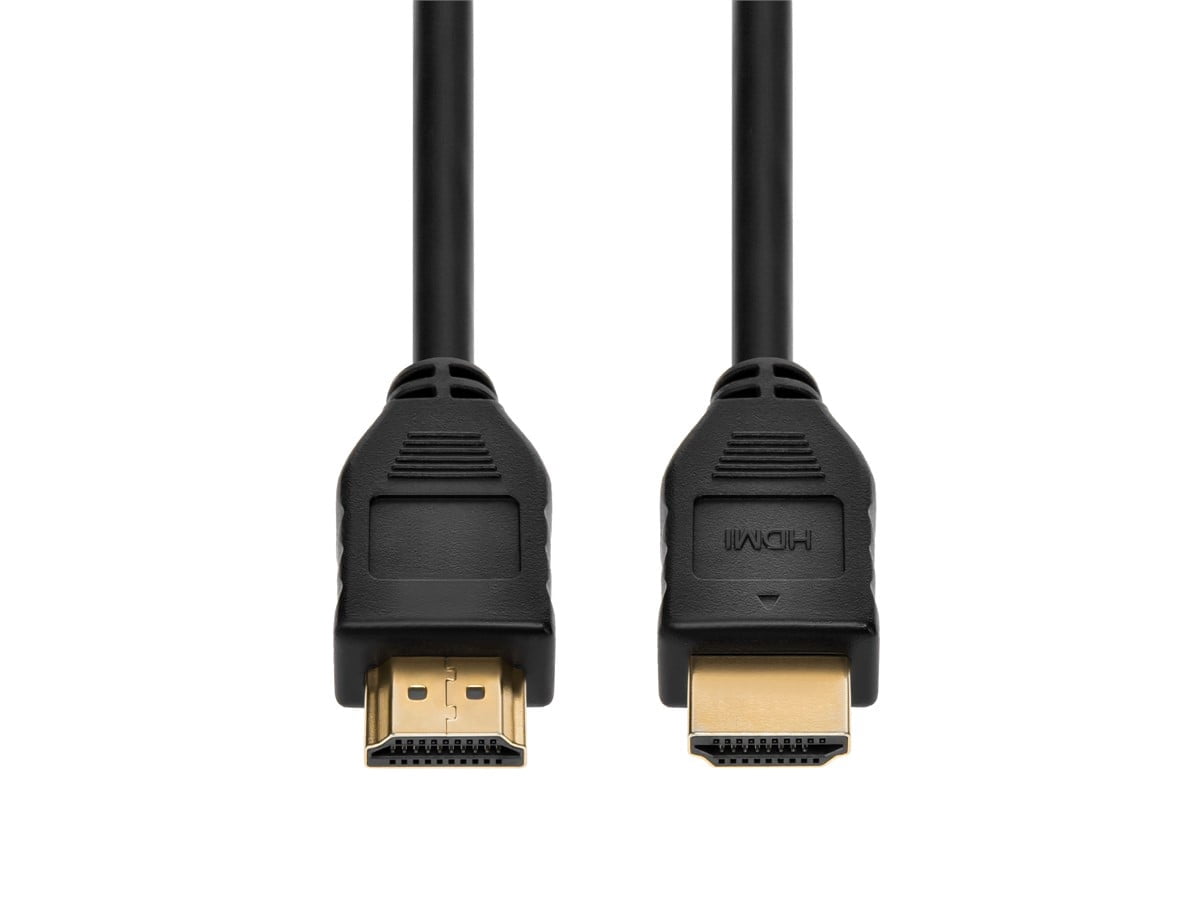 Monoprice HDMI Cable - 10 Feet - Black (5 Pack) No Logo, High Speed, 4K@60Hz, HDR, 18Gbps, YCbCr 4:4:4, 32AWG, CL2, Compatible with UHD TV and More - Commercial Series