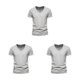thumbnail image 2 of Sonducket Ropa africana cultural para entusiastas de la moda masculina algodón expresivo hombres africanos traje tradicional manga corta gris Type1 NO1, 2 of 6
