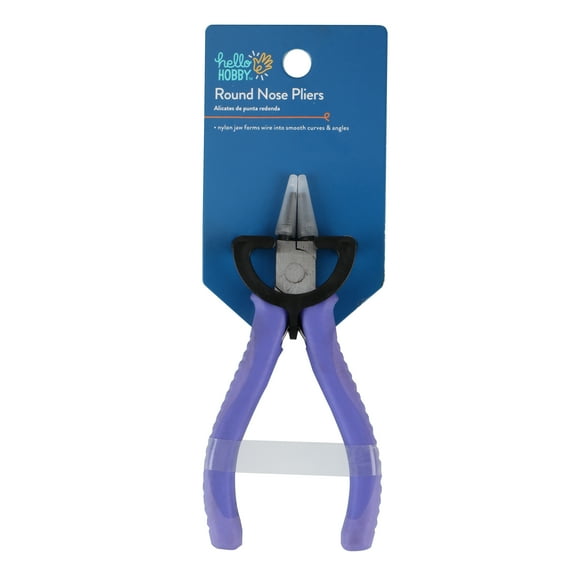 Hello Hobby Round Nose Pliers with Nylon Handles – Precision Tool for Jewelry Making & Crafting
