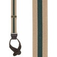 thumbnail image 2 of SuspenderStore Striped Y-Back Suspenders - 1-Inch Wide Elastic - Button - 3 Sizes, 2 of 4