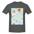 thumbnail image 4 of Bingfone Cute Gnome Bee Collects Honey Men'S Loose Fit Short-Sleeve Pocket T-Shirt, 4 of 7