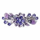 thumbnail image 1 of Pinza de pelo para boda con pedrería, pasadores de cristal CZ, pasador de cristal morado, pasador de pelo CZ, adornos decorativos para la cabeza, tocados de boda con cristal, 1 of 1