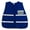 Blue, variant on Mcr Safety Incident Vest Red White Reflective ICV204