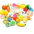 thumbnail image 5 of 10pcs Kawaii Squishy Bread Toy Set - Slow Rising Stress Relief Keychain | Mini Food Fidget Toys for Kids & Adults, 5 of 9
