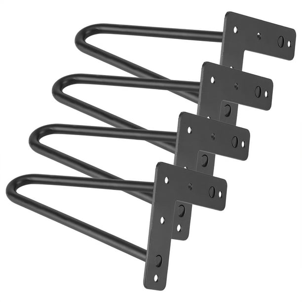 Mgaxyff Metal Table Legs,4Pcs Black Iron Table Desk Legs Home