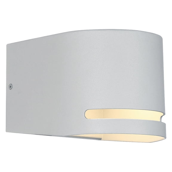 20015LEDDMG-SAT Access Lighting Vivre - 8W 1 LED Outdoor Wall Mount In Transitional Style-5 Inches Tall and 5.5 Inches Wide-Satin Finish