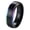 Multi Color, variant on 6 mm Black Tail Ring for Men Women Stainelss Steel Band Casual Jewelry