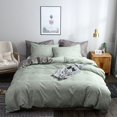 thumbnail image 1 of Ropa de cama Textura Liso Edredón Funda de almohada Sin sábana Tres juegos, 1 of 6