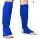 thumbnail image 4 of Wosthever Protector de pierna de Taekwondo, transpirable, respetuoso con la piel, ligero, equipo de protección profesional, equipo de boxeo Boxeo Azul L Wosthever OD032299-09, 4 of 6
