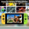 thumbnail image 3 of Joypad Controller Replacement for Switch,Wireless Switch Controller Support Wake-up Function with Strap(Yellow and Green), 3 of 7