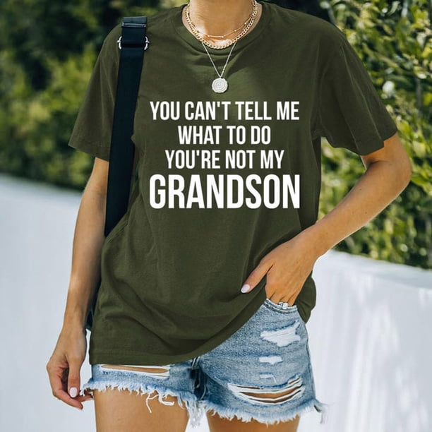 Fiudx Ofertas de La Semana Camiseta Informal de Manga Corta con Cuello Redondo Estampada para Mujer