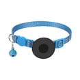 thumbnail image 4 of GROWTH TANK Collier pour Chat Collier pour Petits Chiens Réfléchissant Léger Réglable avec Support Animaux Bleu Ciel, 4 of 9