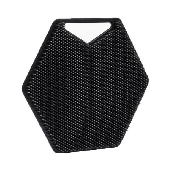 Silicone Body Scrubber with Non-Slip Handle - Shower Brush - 1 Count
