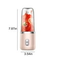 thumbnail image 3 of CHUANK Blenders For Shakes  And Fruit Juicer USB Rechargeable With 6 Blades  Handheld Blenders For Sports  Travel And Outdoors  Create Fresh  Healthy Drinks On-the-Go for an Active Lifest, 3 of 5