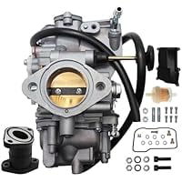 Carburetor & Intake Manifold Boot Kit Replace #2HR‑14101‑01‑00 for YFM350FW YFM400FW YFM350ER 4x4 ATV Carb