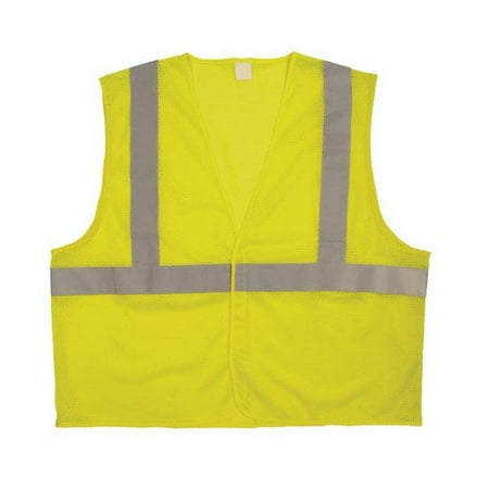 Anchor Bi-V260 Solid Class 2 Vests Cls 2 Ansi Solid W/2''Glass Bead Tape 4Xl/5X: 101-75239 - cls 2 ansi solid w/2''glass bead hi vis 4xl/5x