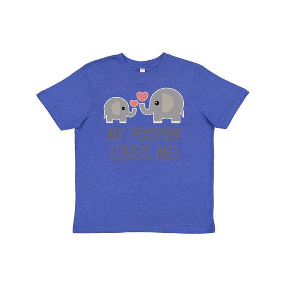 Inktastic My Peepaw Loves Me Grandchild Youth T-Shirt