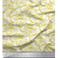 thumbnail image 1 of Soimoi Viscose Chiffon Fabric Butterfly & Peony Floral Printed Fabric 1 Yard 42 Inch Wide, 1 of 1