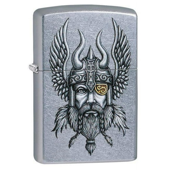 29871 Viking Warrior Street Chrome Pocket Lighter