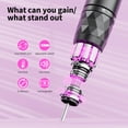 thumbnail image 4 of Electric Nail Drills, 45000 RPM Professional  e File Nail Drill, Cordless Rechargeable Multifunctional Nails Files for Women Salon Beauty Supplies for Holiday Gifts, 4 of 8
