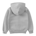 thumbnail image 4 of GYRATEDREAM Baby Boys Girls Fall Winter Hooded Jacket Toddler Long Sleeve Zip Up Cotton Thick Hoodie Coat with Pockets Kids Warm Windpoof Outerwear Gray for 12M-10T, 4 of 8