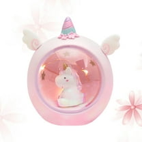 LEORX Unicorn Light Projector with Stars and Moon Pink Night Lamp for