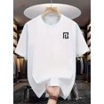 thumbnail image 2 of PL T-Shirt Graphique pour Hommes, Col Rond Décontracté Manches Courtes, Collection Été, Lavable en Machine pour Adultes, Hommes, Femmes, Adolescents, Adolescents, Fête des Pères, Fête des Mères, Nouveau Y, 2 of 8