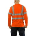thumbnail image 4 of KS07 - Kolossus AirFlex ANSI Class 3 Compliant High Visibility Long Sleeve Safety Shirt - Orange, 4 of 8