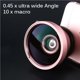 thumbnail image 5 of Matsuzay Lente de teléfono móvil súper gran angular de 37 mm 0.45X, lente de cámara súper 1 lupa, general para viajes al aire libre Teléfono y Comunicación No.2, 5 of 6