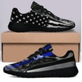 thumbnail image 3 of German Shepherd Police Dog Thin Blue Line K 9 Shoes Sneakers Black Size 8, 3 of 7