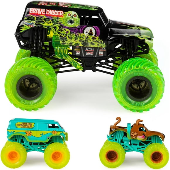 TRAHOO-, Curse of The Gasoline 3-Pack of Official Exclusive Die-Cast Trucks