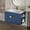 30"R-Blue, variant on SUPERFLO 30 Inch Floating Vanity with Sink, Bathroom Vanity Cabinet Combo with Ceramics Sink Top, Soft Close Cabinet Door & Open Storage Right Shelf, Modern Wall Mounted Vanity-Right Green